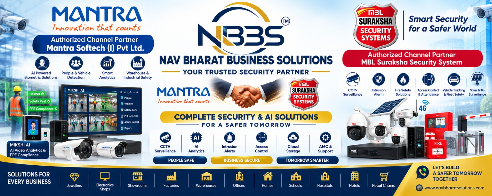 Best CCTV & Security System in Vaishali Nagar Jaipur - NAV BHARAT BUSINESS SOLUTIONS